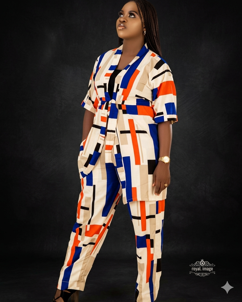 Colour Block Suit — View 1