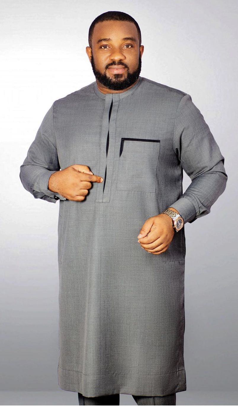 Grey Senator with Pocket Detail