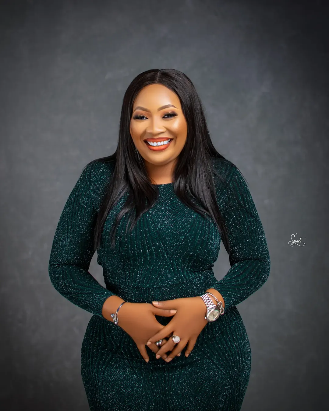 Green Bodycon Sparkle — View 1