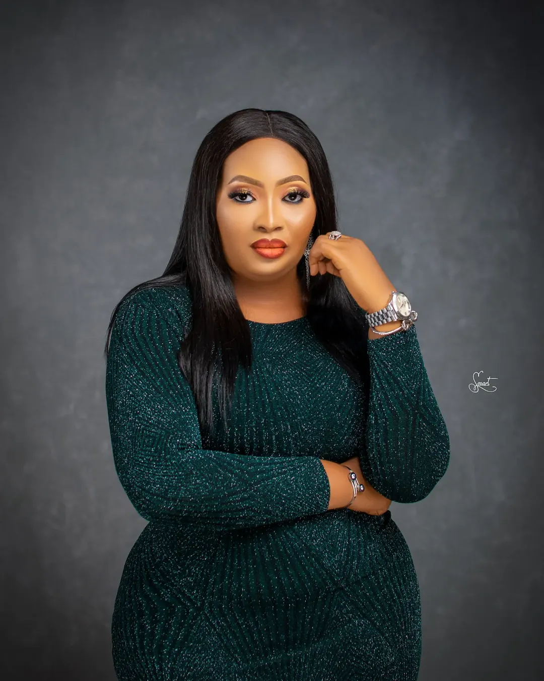 Green Bodycon Sparkle — View 2