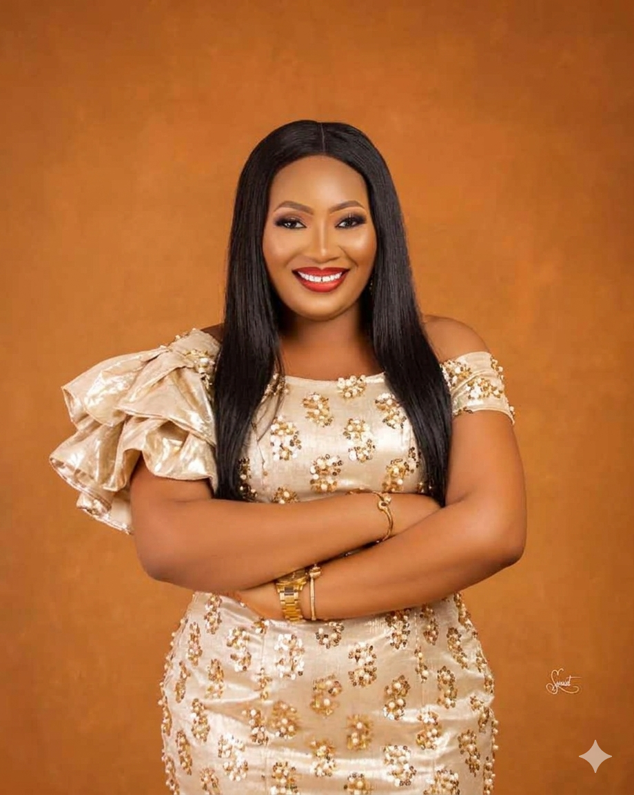 Navy Sequin Dress — View 2