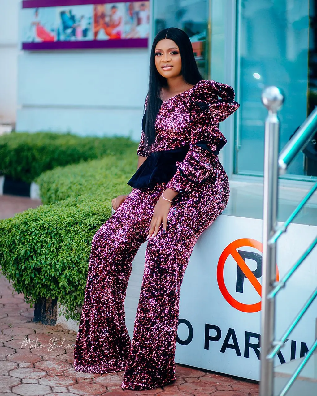 Sparkly Pink Jumpsuit