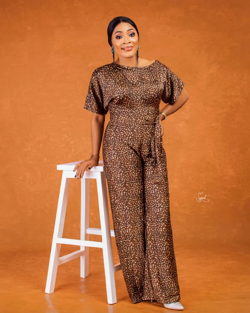 Tan Spotted Jumpsuit