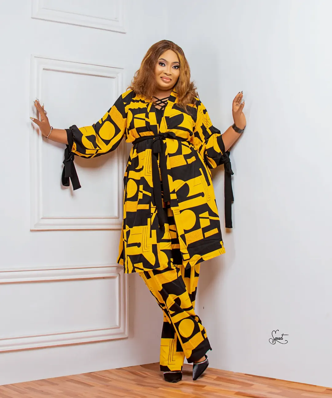 Yellow Geometric Set